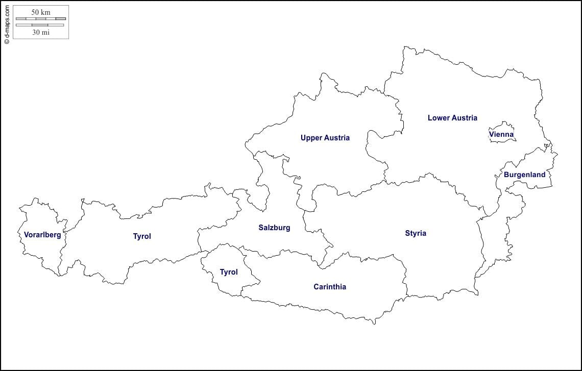 hutsik mapa austria