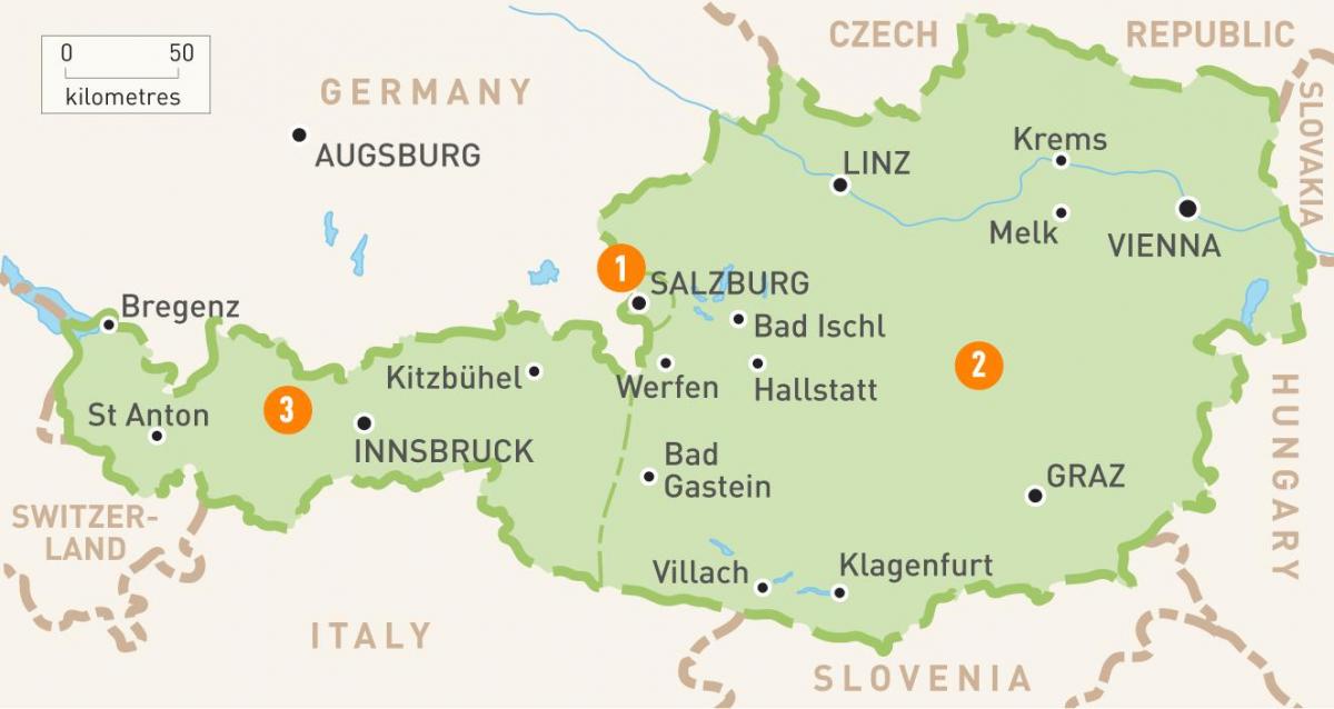mapa bat austria