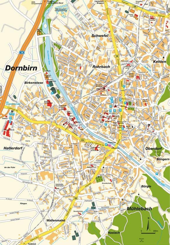 mapa dornbirn austria