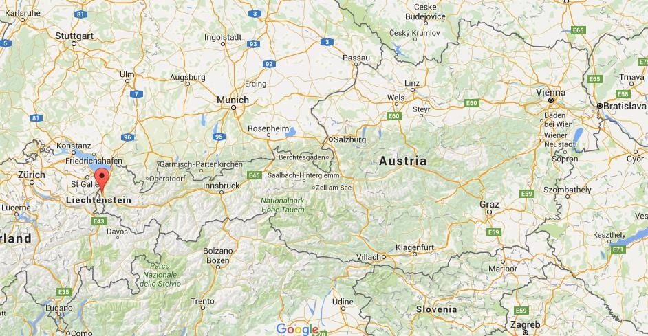 mapa feldkirch austria