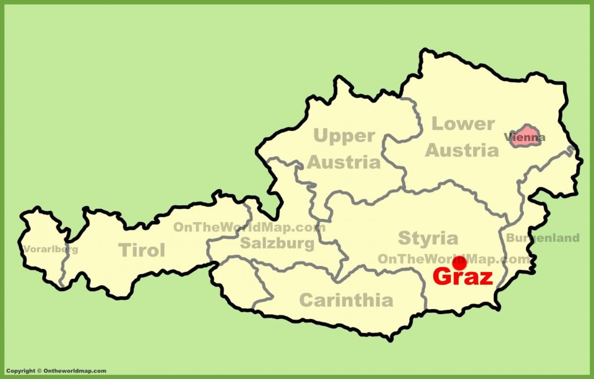 mapa graz (austria