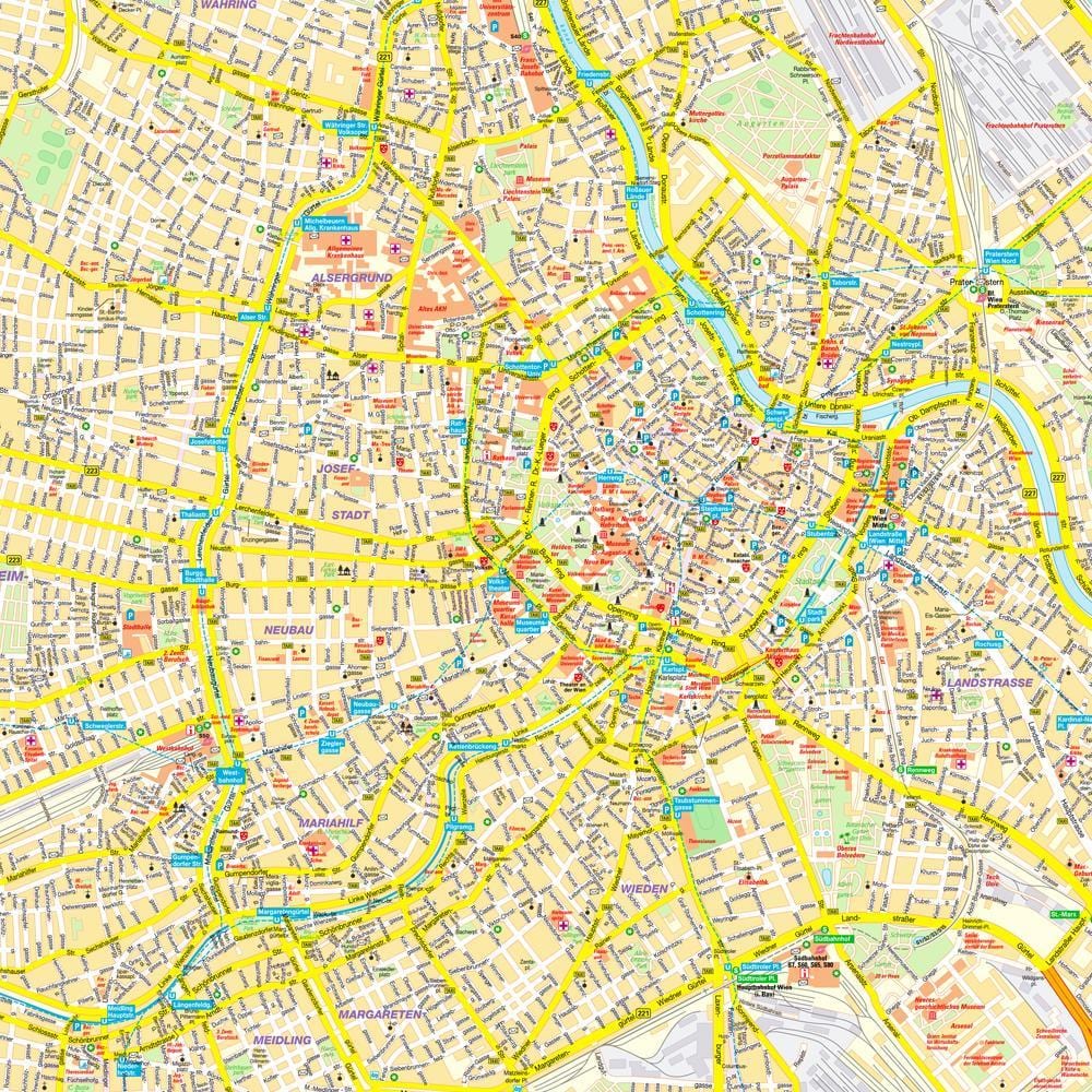 herriaren kale-mapa vienako austria
