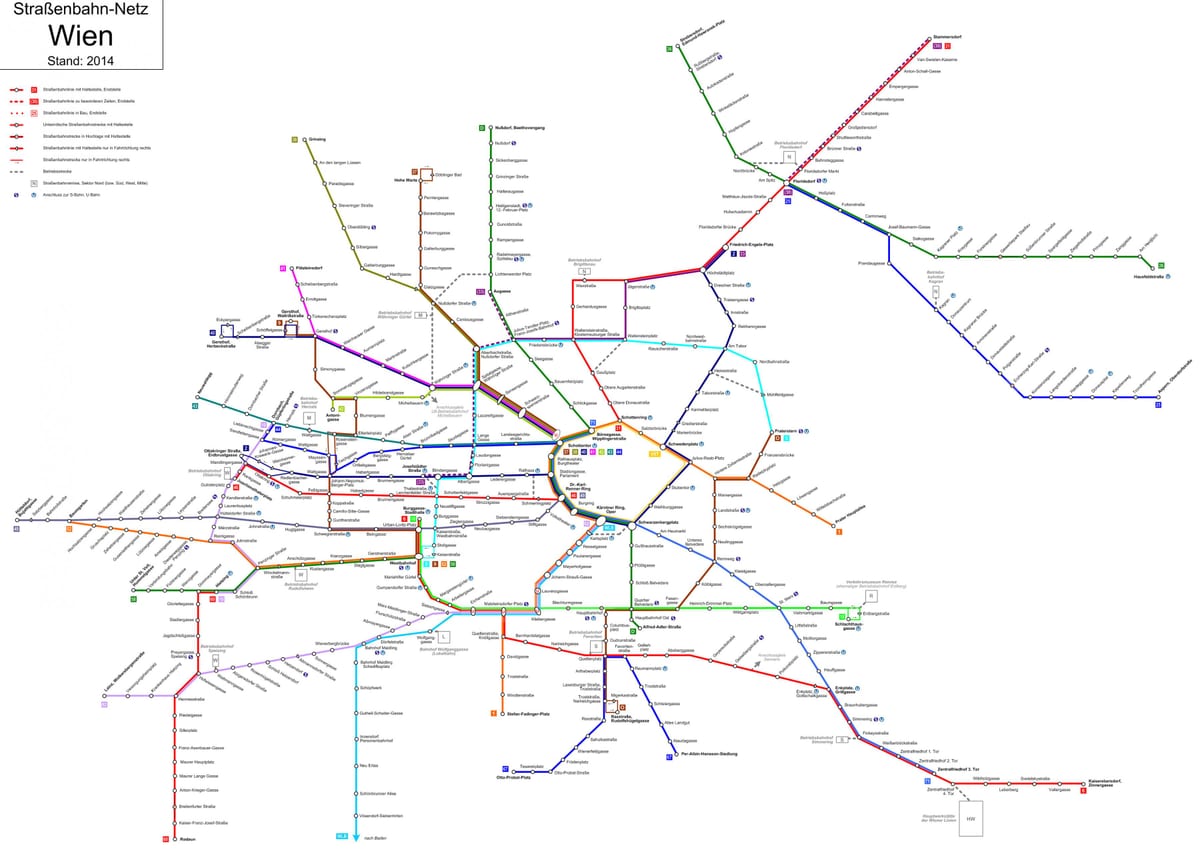 vienako austria lurpeko mapa