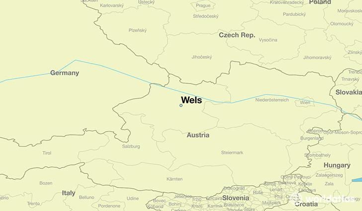mapa wels austria