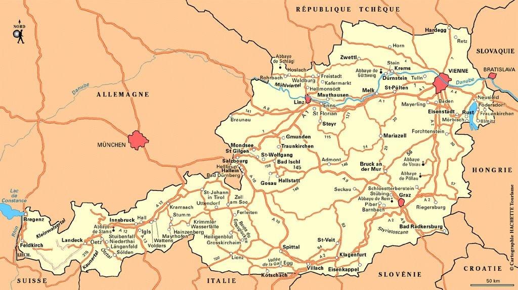 mapa austria-wien