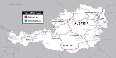 Bidesaria errepide austria mapa