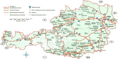 Mapa zehatza austria