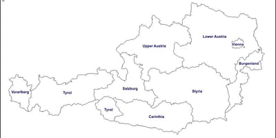 Hutsik mapa austria