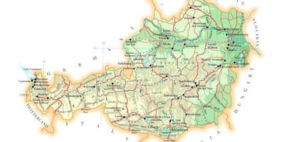 Mapa austria kota