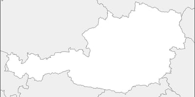 Mapa austria mapa, eskema