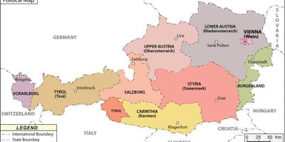 Mapa politiko austria 