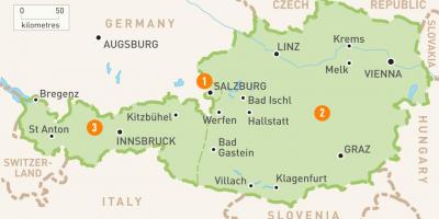 Mapa bat austria