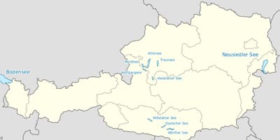Mapa austriako laku