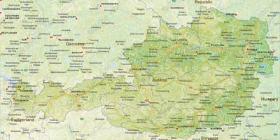 Mapa bruck austria