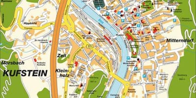 Mapa kufstein austria