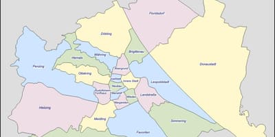 Mapa vienako austria auzoan 