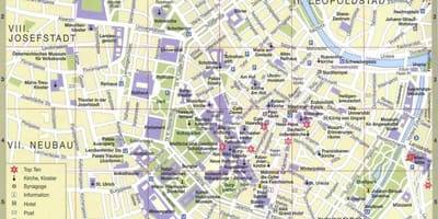 Mapa vienako austria turismo erakargarritasun